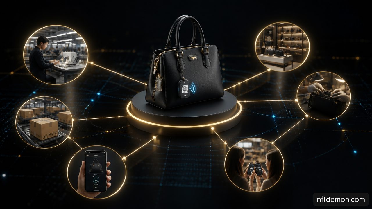 Consumer product authenticity and supply chain verification network for a blockchain strategy.